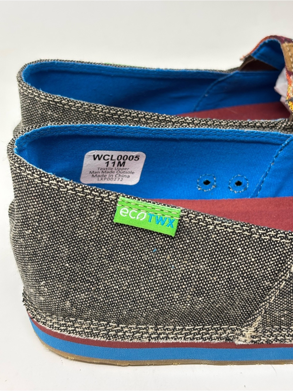 Twisted X Women’s Slip On Loafers serape pattern NWOT Size 11 colorful - Picture 6 of 10
